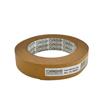 Лента-тейп "Paper Adhesive Tape", флористическая бумажная, 2,4 смх40 м, Oasis Натуральный с доставкой по Астане