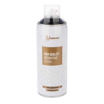 Краска-спрей металлик "Siana high quality", 0,52 л Антрацитовый блестящий с доставкой по Астане