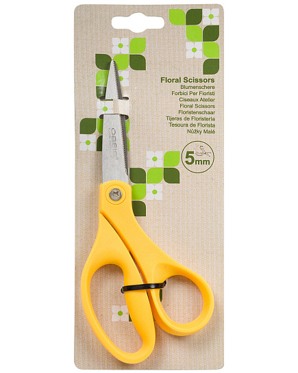 Ножницы для лент, тканей, волокон "Multi-Purpose scissors" (нержавеющая сталь), 14,5 см, Oasis Желты с доставкой по Астане